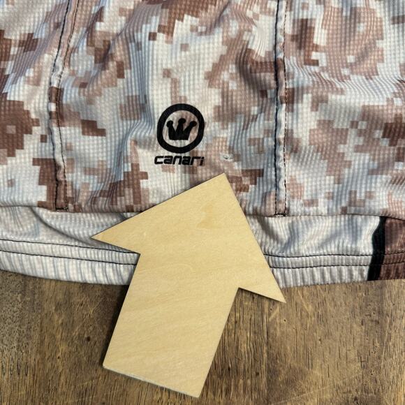 US Marines Cycling Jersey Canari Eagle Anchor Globe Full Zip Camo Men's Large - Picture 7 of 9